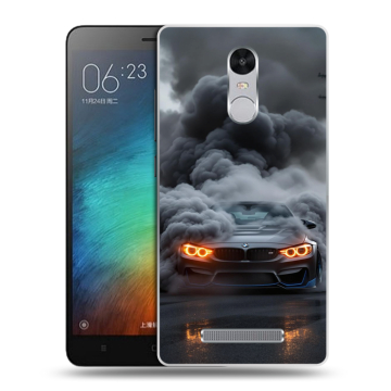 Пластиковый чехол на Xiaomi RedMi Note 3 с принтом BMW БМВ Пластиковый чехол на Xiaomi RedMi Note 3 с принтом BMW БМВ