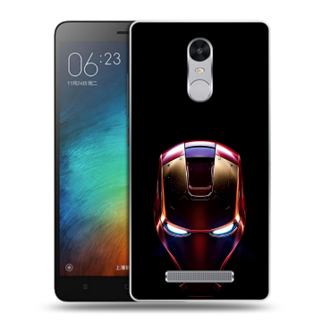 Пластиковый чехол на Xiaomi RedMi Note 3 с принтом IronMan Железный человек Пластиковый чехол на Xiaomi RedMi Note 3 с принтом IronMan Железный человек