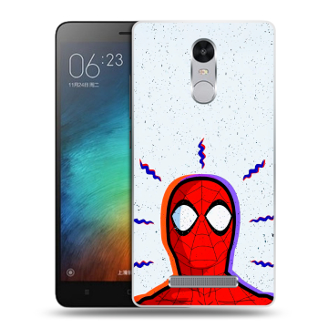 Пластиковый чехол на Xiaomi RedMi Note 3 с принтом Spiderman Человек паук