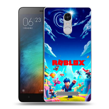 Пластиковый чехол на Xiaomi RedMi Note 3 с принтом Roblox Роблокс Пластиковый чехол на Xiaomi RedMi Note 3 с принтом Roblox Роблокс