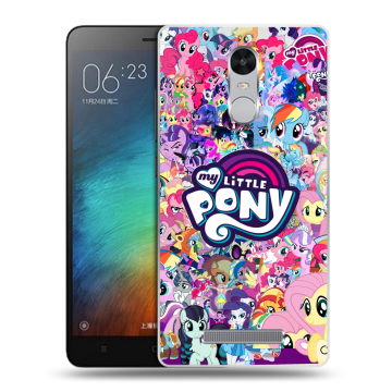 Пластиковый чехол на Xiaomi RedMi Note 3 с принтом My little pony Дружба чудо Пластиковый чехол на Xiaomi RedMi Note 3 с принтом My little pony Дружба чудо