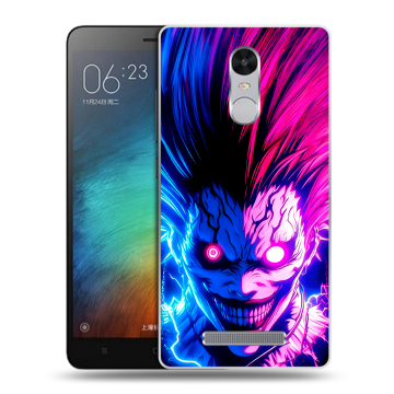 Пластиковый чехол на Xiaomi RedMi Note 3 с принтом Death note Тетрадь смерти