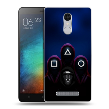 Пластиковый чехол на Xiaomi RedMi Note 3 с принтом Игра Кальмара
