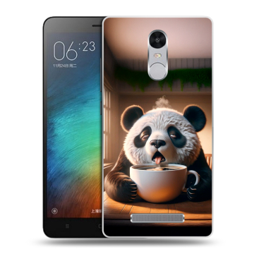 Пластиковый чехол на Xiaomi RedMi Note 3 с принтом смешная панда Пластиковый чехол на Xiaomi RedMi Note 3 с принтом смешная панда