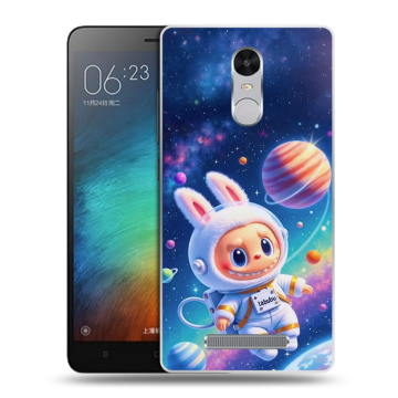 Пластиковый чехол на Xiaomi RedMi Note 3 с принтом Labubu Лабубу Пластиковый чехол на Xiaomi RedMi Note 3 с принтом Labubu Лабубу