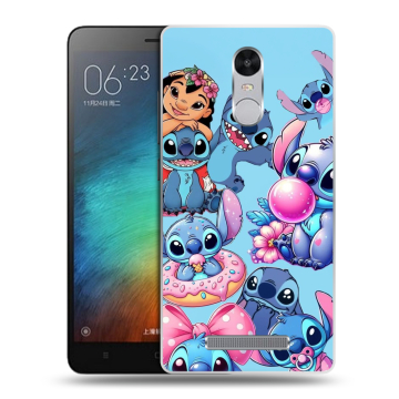 Пластиковый чехол на Xiaomi RedMi Note 3 с принтом Лило и Стич Пластиковый чехол на Xiaomi RedMi Note 3 с принтом Лило и Стич
