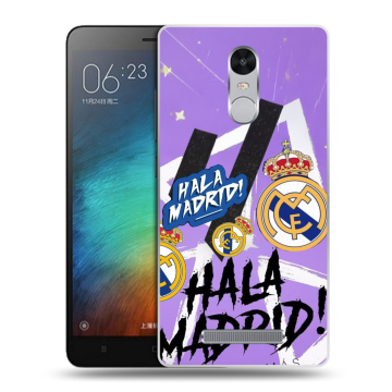 Пластиковый чехол на Xiaomi RedMi Note 3 с принтом Real Madrid Реал Мадрид Пластиковый чехол на Xiaomi RedMi Note 3 с принтом Real Madrid Реал Мадрид