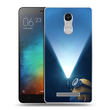 Пластиковый чехол на Xiaomi RedMi Note 3 с принтом Миньоны Пластиковый чехол на Xiaomi RedMi Note 3 с принтом Миньоны