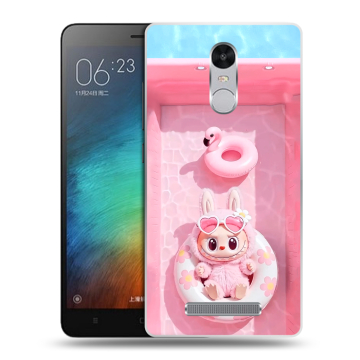 Пластиковый чехол на Xiaomi RedMi Note 3 с принтом Labubu Лабубу Пластиковый чехол на Xiaomi RedMi Note 3 с принтом Labubu Лабубу