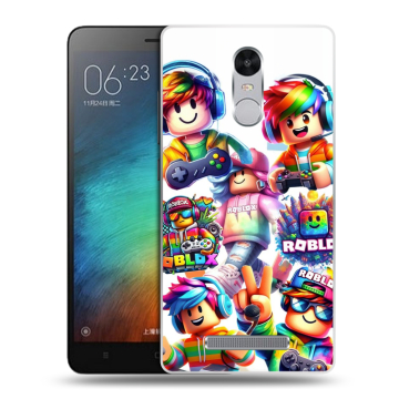 Пластиковый чехол на Xiaomi RedMi Note 3 с принтом Roblox Роблокс Пластиковый чехол на Xiaomi RedMi Note 3 с принтом Roblox Роблокс