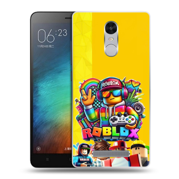 Пластиковый чехол на Xiaomi RedMi Note 3 с принтом Roblox Роблокс Пластиковый чехол на Xiaomi RedMi Note 3 с принтом Roblox Роблокс