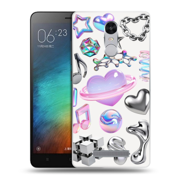 Пластиковый чехол на Xiaomi RedMi Note 3 с принтом Y2K Пластиковый чехол на Xiaomi RedMi Note 3 с принтом Y2K