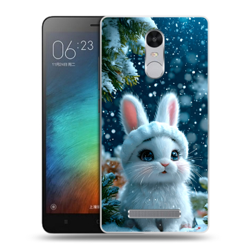 Пластиковый чехол на Xiaomi RedMi Note 3 с принтом Новый год