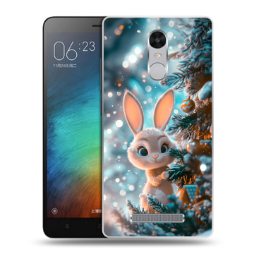 Пластиковый чехол на Xiaomi RedMi Note 3 с принтом Новый год
