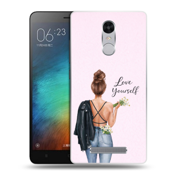 Пластиковый чехол на Xiaomi RedMi Note 3 с принтом женский Пластиковый чехол на Xiaomi RedMi Note 3 с принтом женский