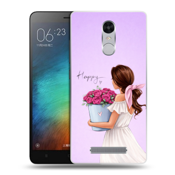 Пластиковый чехол на Xiaomi RedMi Note 3 с принтом женский Пластиковый чехол на Xiaomi RedMi Note 3 с принтом женский