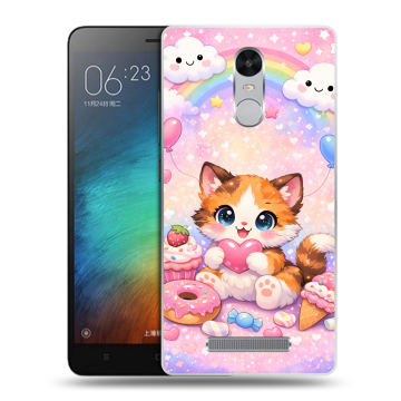 Пластиковый чехол на Xiaomi RedMi Note 3 с принтом для девочек Пластиковый чехол на Xiaomi RedMi Note 3 с принтом для девочек