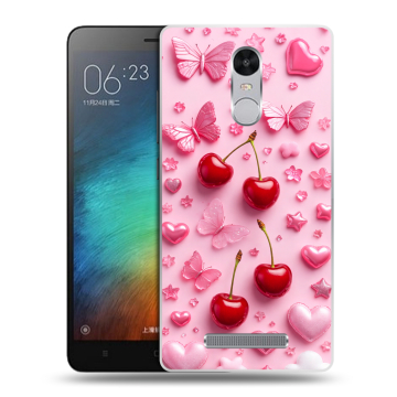 Пластиковый чехол на Xiaomi RedMi Note 3 с принтом для девочек Пластиковый чехол на Xiaomi RedMi Note 3 с принтом для девочек