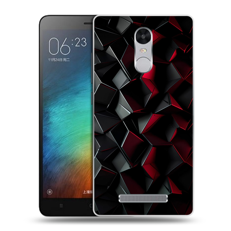 Пластиковый чехол на Xiaomi RedMi Note 3 с принтом Абстракция Пластиковый чехол на Xiaomi RedMi Note 3 с принтом Абстракция
