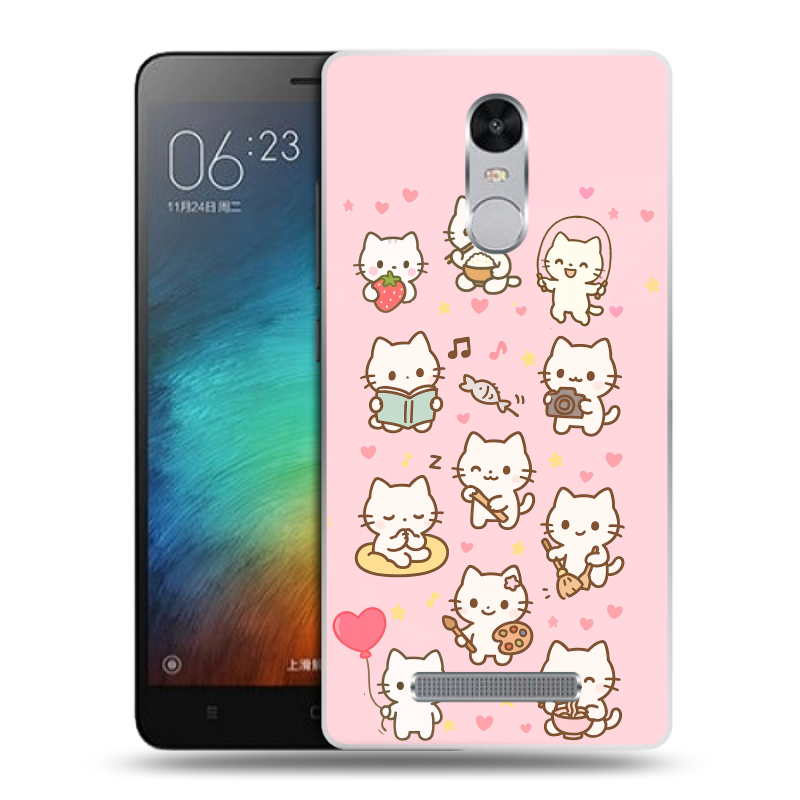 Пластиковый чехол на Xiaomi RedMi Note 3 с принтом Hello Kitty Хелоу Кити Пластиковый чехол на Xiaomi RedMi Note 3 с принтом Hello Kitty Хелоу Кити