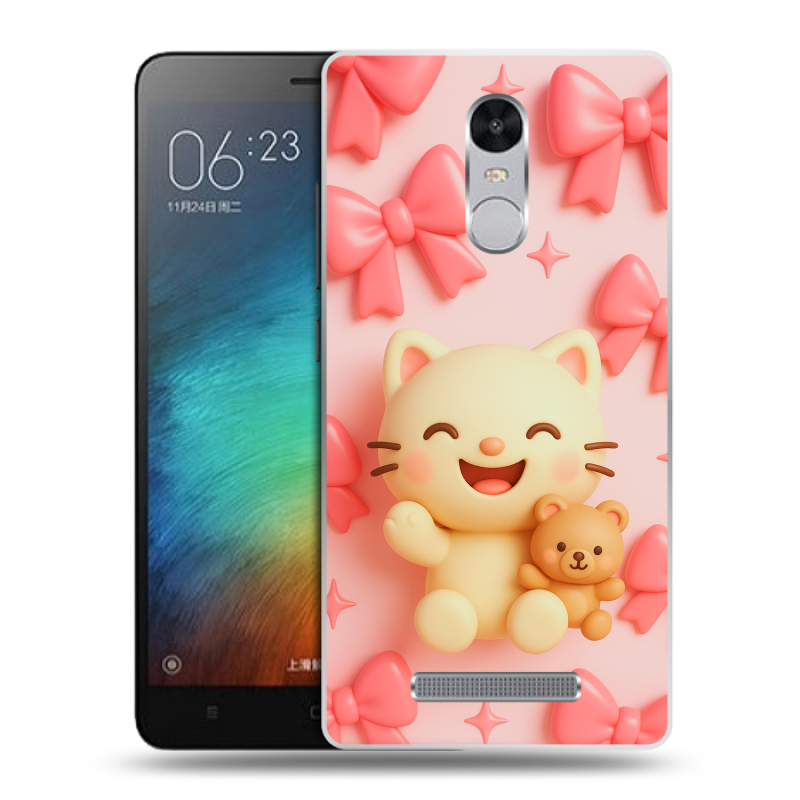 Пластиковый чехол на Xiaomi RedMi Note 3 с принтом для девочек Пластиковый чехол на Xiaomi RedMi Note 3 с принтом для девочек