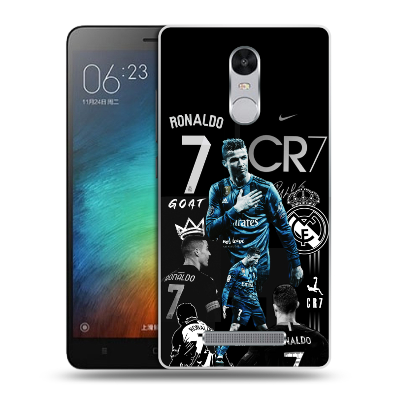 Пластиковый чехол на Xiaomi RedMi Note 3 с принтом Реал Роналдо Пластиковый чехол на Xiaomi RedMi Note 3 с принтом Реал Роналдо