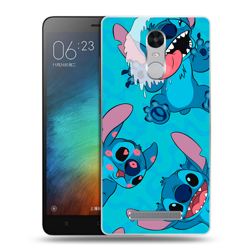 Пластиковый чехол на Xiaomi RedMi Note 3 с принтом Лило и Стич Пластиковый чехол на Xiaomi RedMi Note 3 с принтом Лило и Стич