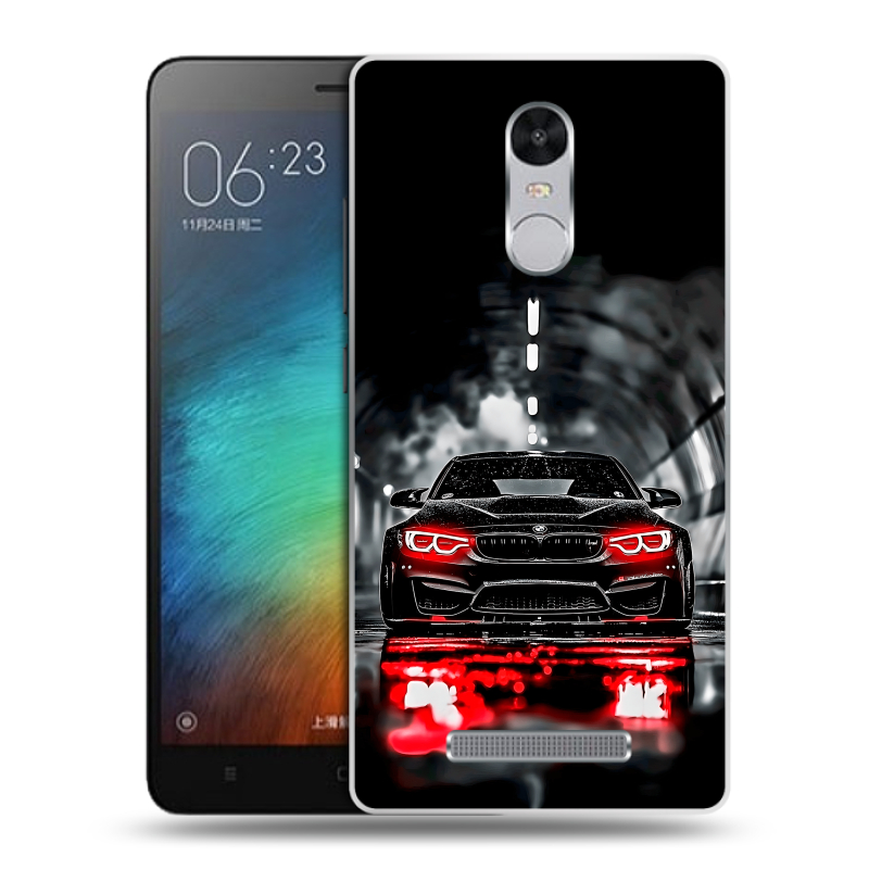 Пластиковый чехол на Xiaomi RedMi Note 3 с принтом BMW БМВ Пластиковый чехол на Xiaomi RedMi Note 3 с принтом BMW БМВ