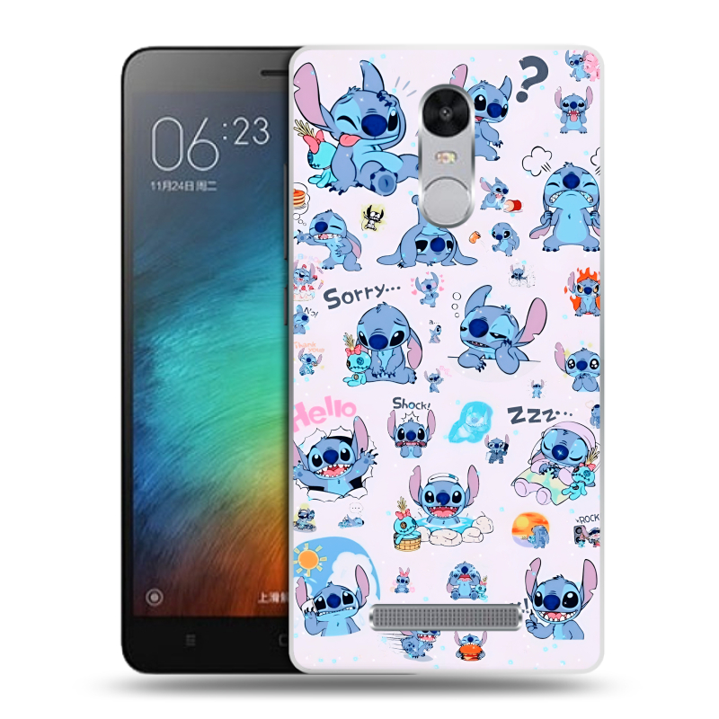 Пластиковый чехол на Xiaomi RedMi Note 3 с принтом Лило и Стич Пластиковый чехол на Xiaomi RedMi Note 3 с принтом Лило и Стич