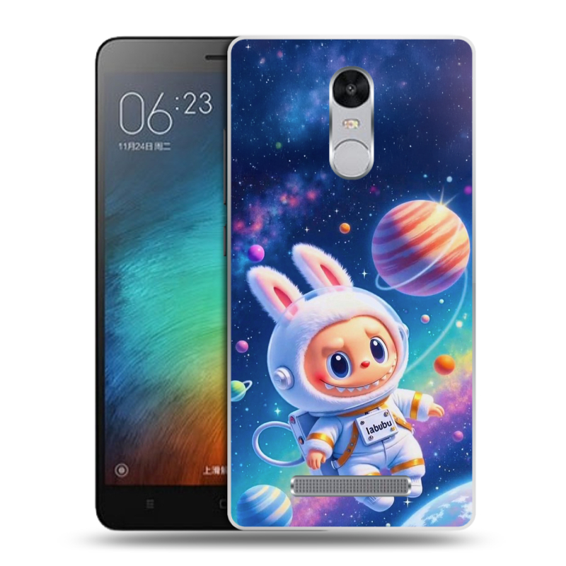 Пластиковый чехол на Xiaomi RedMi Note 3 с принтом Labubu Лабубу Пластиковый чехол на Xiaomi RedMi Note 3 с принтом Labubu Лабубу