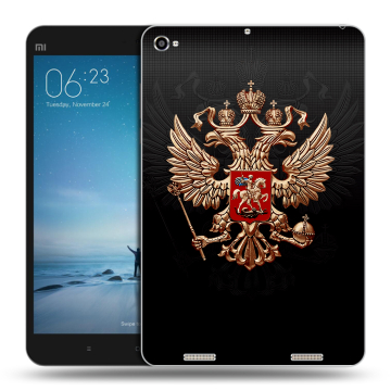 Силиконовый чехол на планшета Xiaomi Mi Pad 2 с принтом Герб России