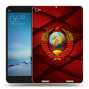 Силиконовый чехол на планшета Xiaomi Mi Pad 2 с принтом Герб СССР