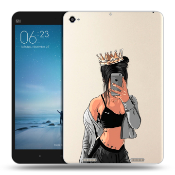 Силиконовый чехол на планшета Xiaomi Mi Pad 2 с принтом Женские принты