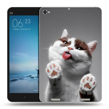 Силиконовый чехол на планшета Xiaomi Mi Pad 2 с принтом Коты