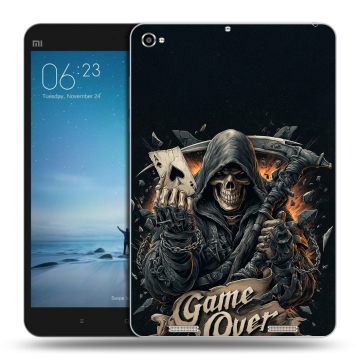 Силиконовый чехол на планшета Xiaomi Mi Pad 2 с принтом Скелет карты