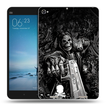 Силиконовый чехол на планшета Xiaomi Mi Pad 2 с принтом Скелет