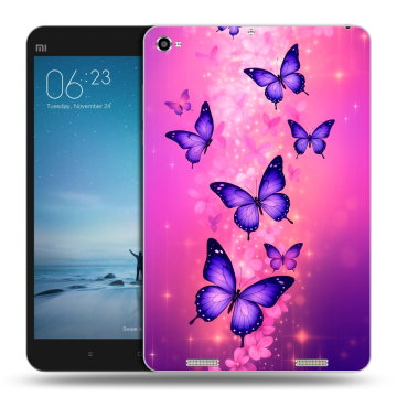 Силиконовый чехол на Xiaomi Mi Pad 2 с принтом Бабочки
