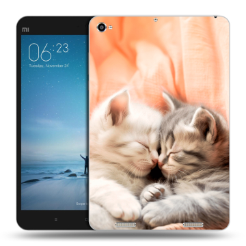 Силиконовый чехол на Xiaomi Mi Pad 2 с принтом Котята Силиконовый чехол на Xiaomi Mi Pad 2 с принтом Котята