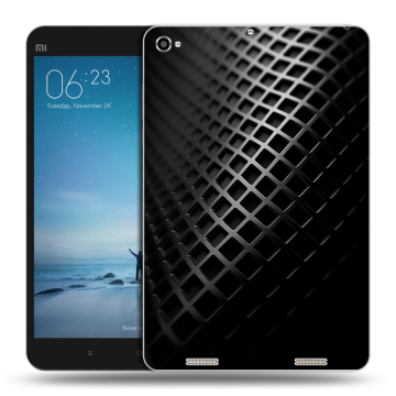 Силиконовый чехол на Xiaomi Mi Pad 2 с принтом Текстура металла