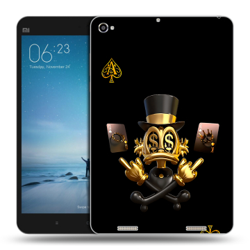 Силиконовый чехол на Xiaomi Mi Pad 2 с принтом Золотой скрудж макдак