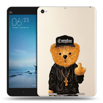 Силиконовый чехол на Xiaomi Mi Pad 2 с принтом Плюшевый медведь