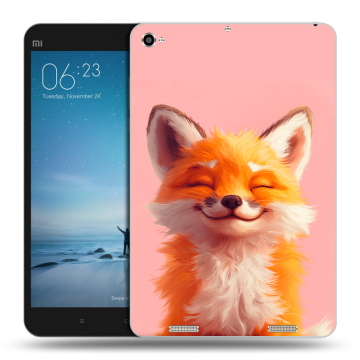 Силиконовый чехол на Xiaomi Mi Pad 2 с принтом милая лиса