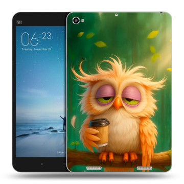 Силиконовый чехол на Xiaomi Mi Pad 2 с принтом сова