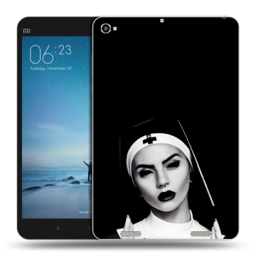 Силиконовый чехол на Xiaomi Mi Pad 2 с принтом монашка