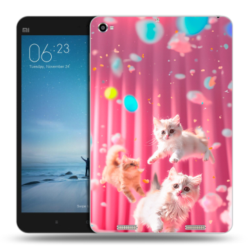 Силиконовый чехол на Xiaomi Mi Pad 2 с принтом милые котики