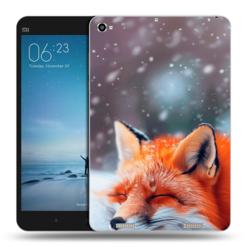 Силиконовый чехол на Xiaomi Mi Pad 2 с принтом лиса