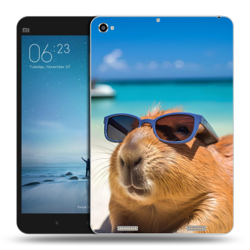 Силиконовый чехол на Xiaomi Mi Pad 2 с принтом Капибара