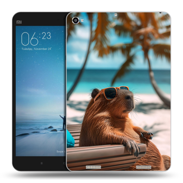 Силиконовый чехол на Xiaomi Mi Pad 2 с принтом Капибара