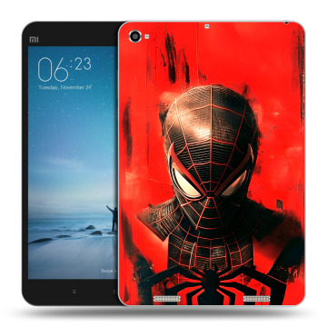 Силиконовый чехол на Xiaomi Mi Pad 2 с принтом человек паук spiderman