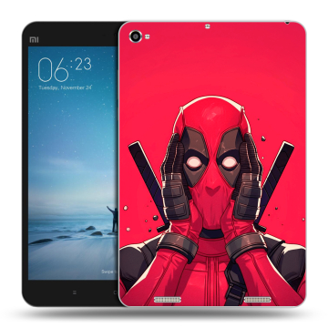 Силиконовый чехол на Xiaomi Mi Pad 2 с принтом Дедпул Deadpool Силиконовый чехол на Xiaomi Mi Pad 2 с принтом Дедпул Deadpool